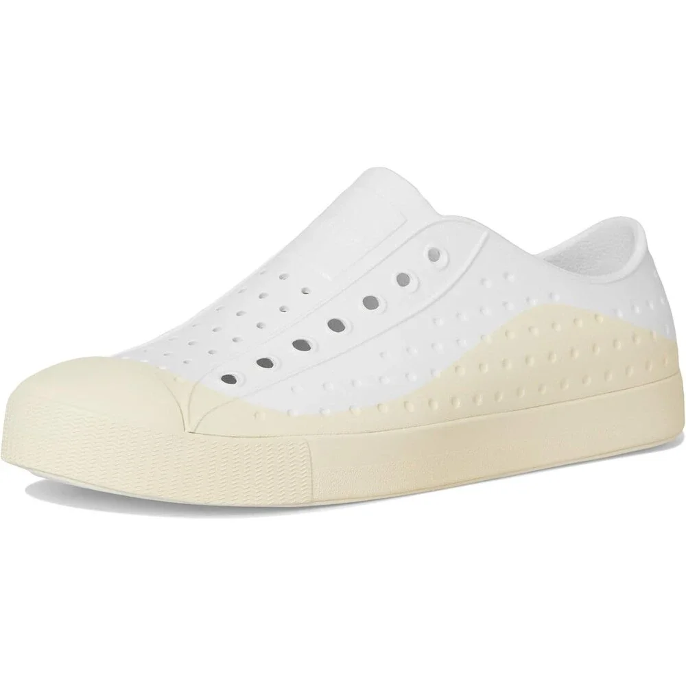 Native Shoes Jefferson Wanderfoam Roam Men's 5 White Slip-On Perfoared HAWK245 - Picture 3 of 12